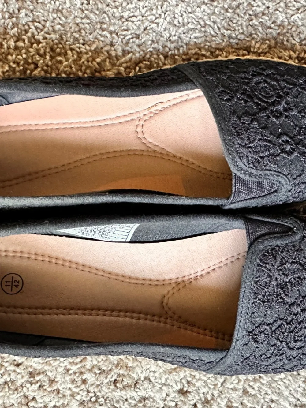 Black espadrille
